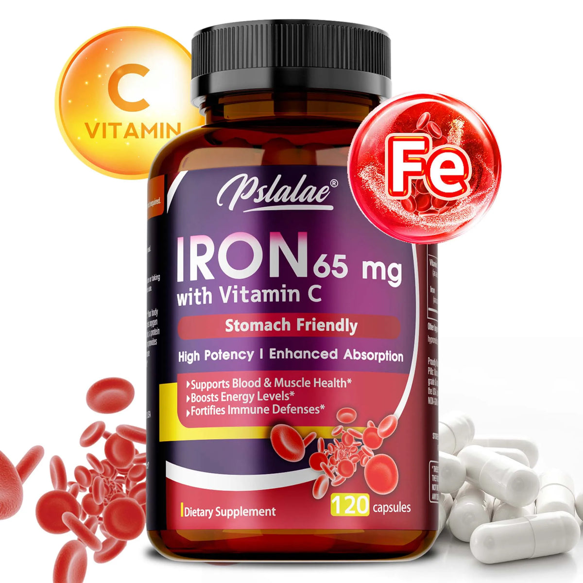 Ferro 65mg + Vitamina C – Femme Lab